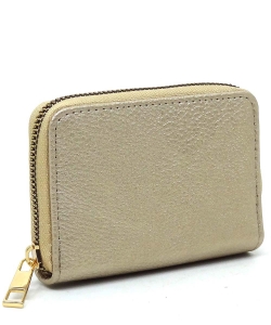 Fashion Solid Color Mini Wallet AD017 GOLD/